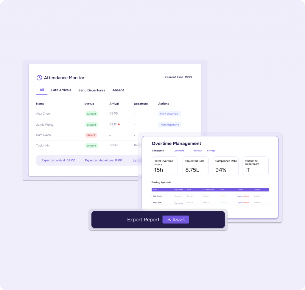 Attendance management